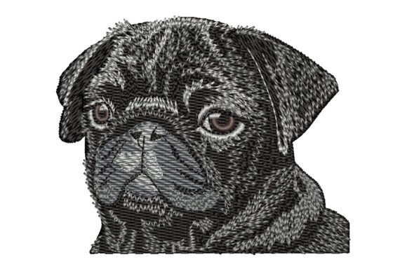 Black Pug Embroidery Design Review