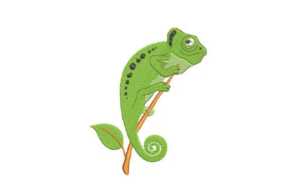 Chameleon Lizard Embroidery Review