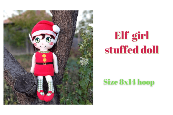 Christmas Elf Girl Doll ITH Review for Business Use