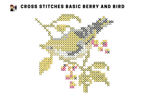 Cross Stitch Berry and Bird Embroidery Review