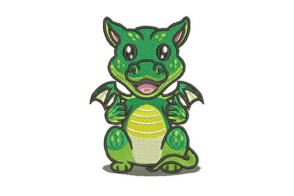 Cute Young Dragon Embroidery Review