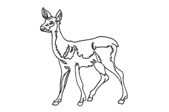 Deer Outline Embroidery Design Review