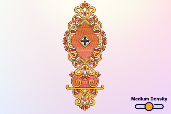 Golden Paisley Motif Review for Embroidery Projects