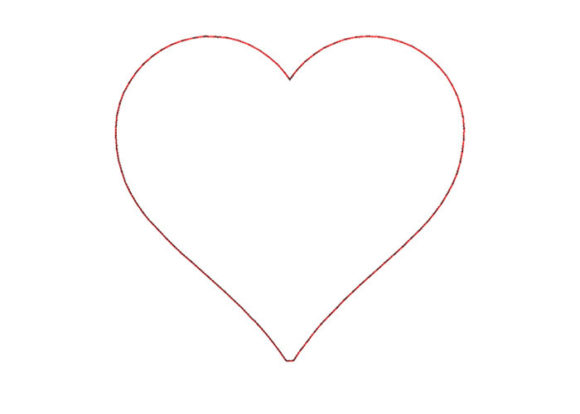 Heart Outline Embroidery Design Review