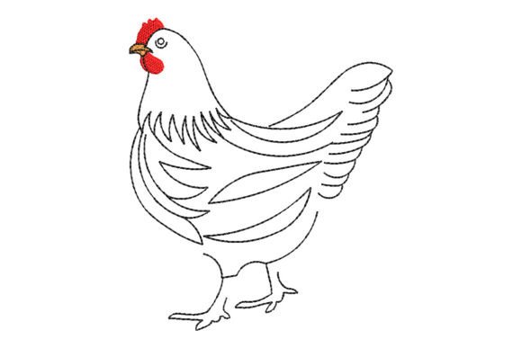 Hen Embroidery Design Review