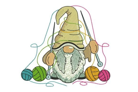 Knitting Gnome: A Seasonal Embroidery Design Review