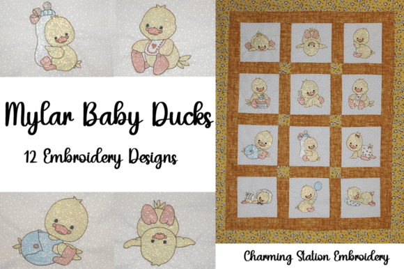 Mylar Baby Ducks Embroidery Review