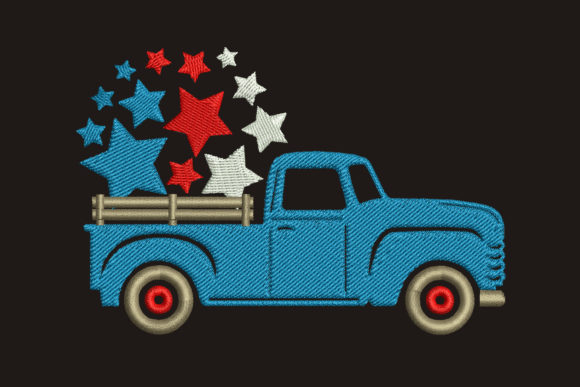 Patriotic Truck Embroidery Design Review
