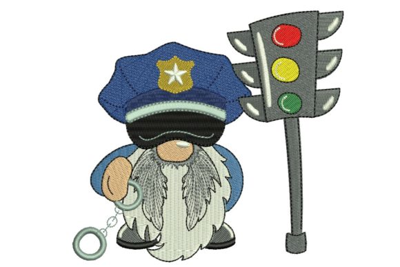 Policeman Gnome Embroidery Review