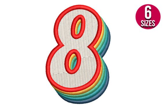 Retro Number Eight Embroidery Review