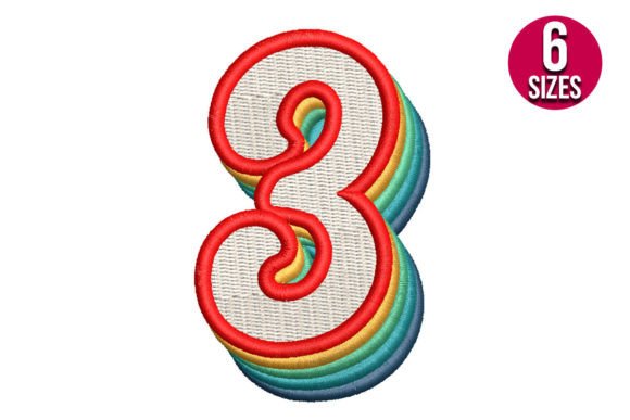 Retro Number Three Embroidery Review