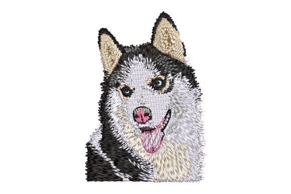 Siberian Husky Embroidery Review
