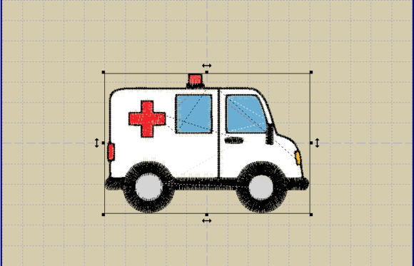 Simple Ambulance Embroidery Review for Boutique Sweatshirts