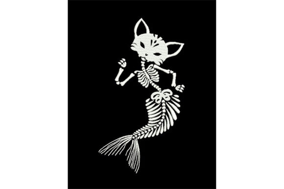 Skeleton of a Mermaid Cat Embroidery Review