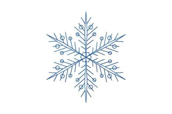 Snowflake with Circles Embroidery Review