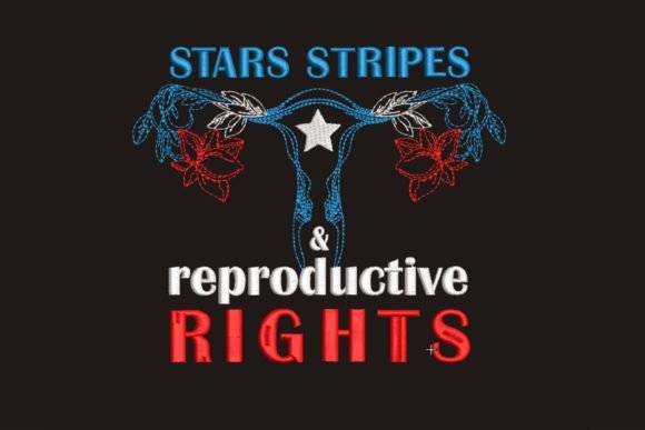 Stars Stripes and Reproductive Rights Embroidery Review
