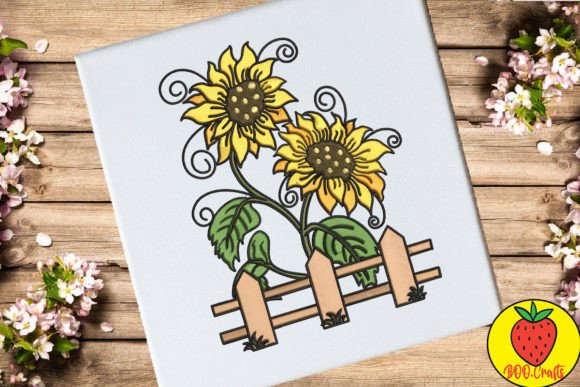 Sunflowers by the Fence Embroidery Review