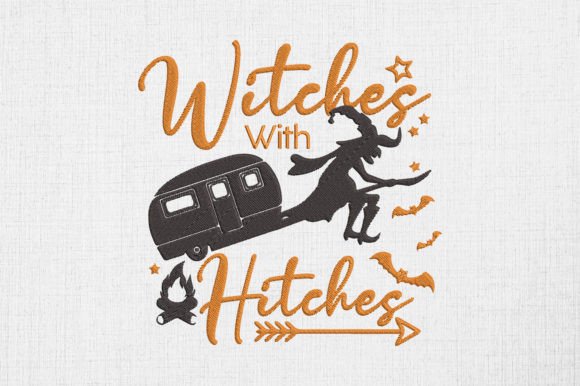 Witches with Hitches Camping Embroidery Review